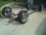 CHASSIS BUILT BY ILLUSIVE DESIGN & FABRICATION WITH HEIDTS IFS AND IRS
