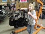 That's my girl...she'll know more about trucks then her future boyfriends do