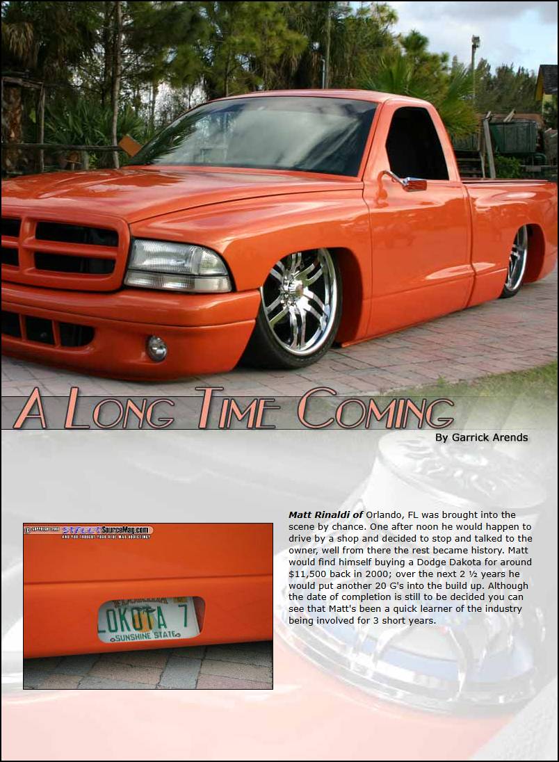 A Long Time Coming...